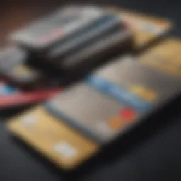 Illustration showcasing the integration of credit cards with PayPal services