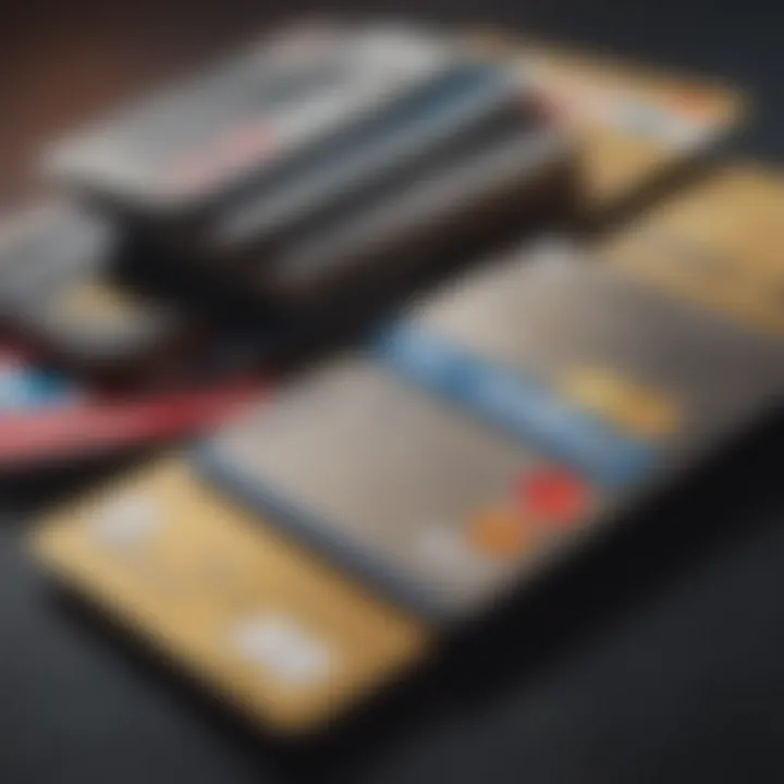 Illustration showcasing the integration of credit cards with PayPal services