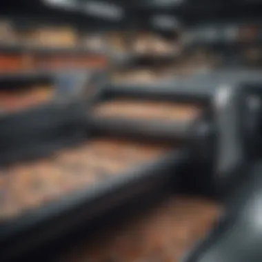 Change Sorter in Retail Operations A modern change sorter machine in action within a retail environment, demonstrating its efficiency.