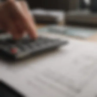 Calculating the Impact of Stimulus Payments A calculator with financial documents related to stimulus payments