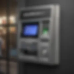 An ATM displaying options for Chime card users
