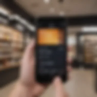 Klarna Payment Interface Klarna payment interface at a retail store