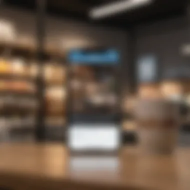 Retailer Display of Klarna Payment Option Retailer showcasing Klarna as a payment option