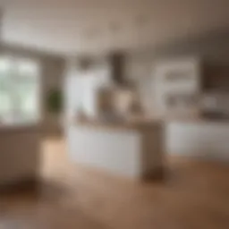 Beautifully renovated kitchen with modern appliances and spacious layout