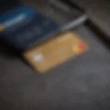 Close-up of a Walmart credit card and smartphone showing payment app.