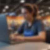 Person reviewing Walmart wire transfer policies on a laptop