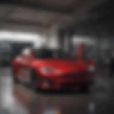 Investment Apps for Purchasing Tesla Stock A smartphone displaying a popular investment app
