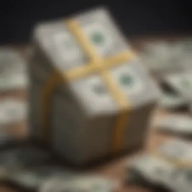 Quick Access to Financial Resources A stack of cash symbolizing quick access to funds